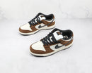 SB Dunk Low White Black Trail End Brown