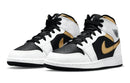 1 Mid White Gold Black