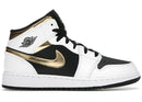 1 Mid White Gold Black