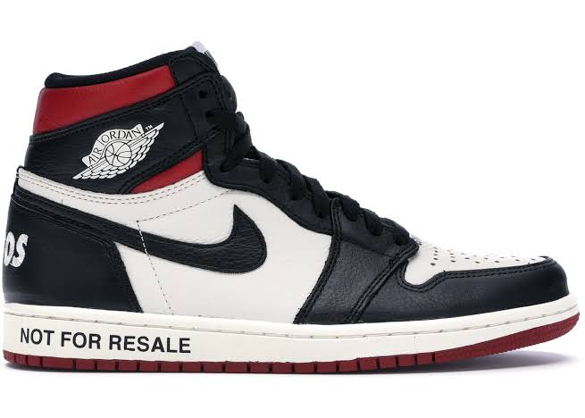 1 Retro High "Not for Resale" Varsity Red