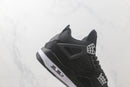 4 Retro SE Black Canvas