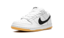 SB Dunk Low Orange White Label Black