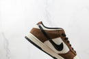SB Dunk Low White Black Trail End Brown
