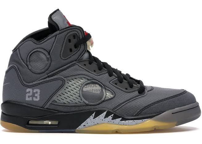 5 Retro Off-White Black
