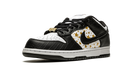 SB Dunk Low Supreme Stars Black