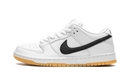 SB Dunk Low Orange White Label Black