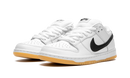 SB Dunk Low Orange White Label Black