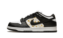 SB Dunk Low Supreme Stars Black