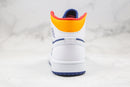 1 Mid White Laser Orange Deep Royal Blue