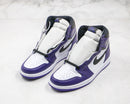 1 Retro High Court Purple White