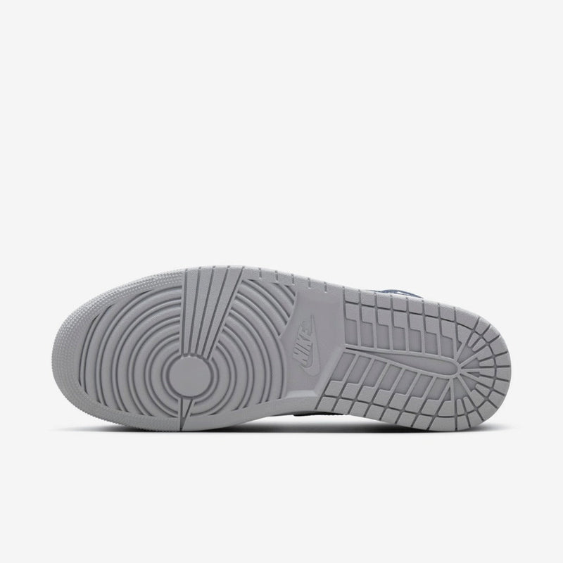 Tênis 1 Mid Wolf Grey Midnight Navy