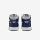 Tênis 1 Mid Wolf Grey Midnight Navy