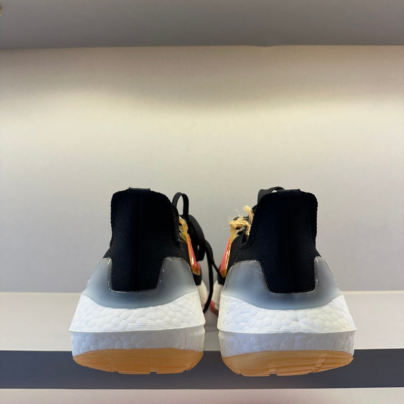Ultraboost 22 Black Turbo Flash Orange (Pronta Entrega)