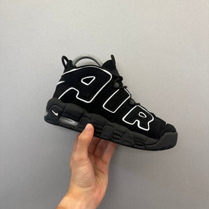 Air More Uptempo Black White (Pronta Entrega)
