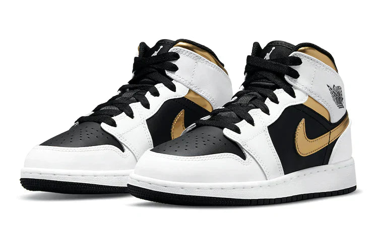 1 Mid White Gold Black
