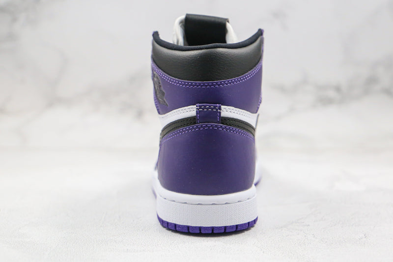 1 Retro High Court Purple White
