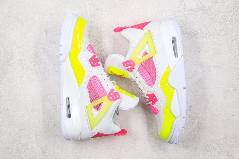 4 Retro White Lemon Pink
