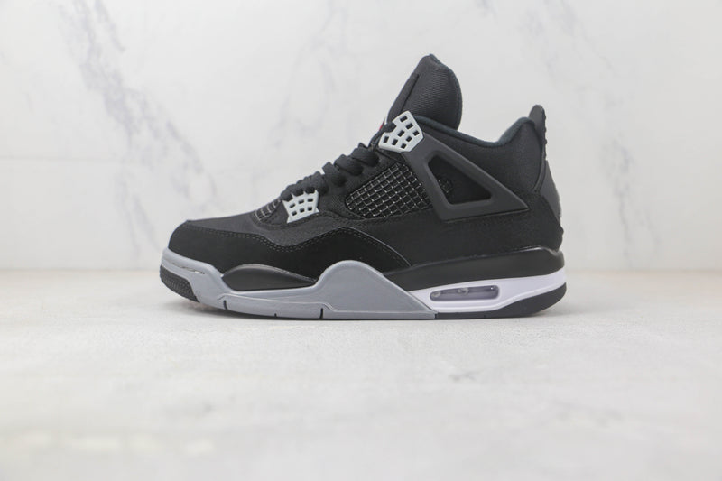 4 Retro SE Black Canvas