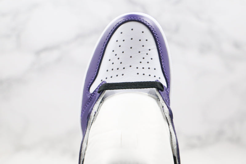 1 Retro High Court Purple White