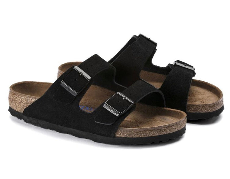 Arizona Soft Footbed Suede Black
