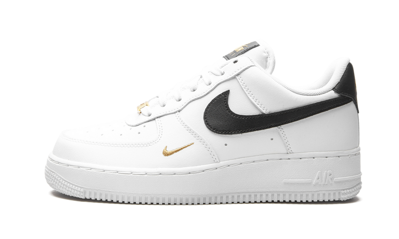 Air Force 1 Essential White Black Gold