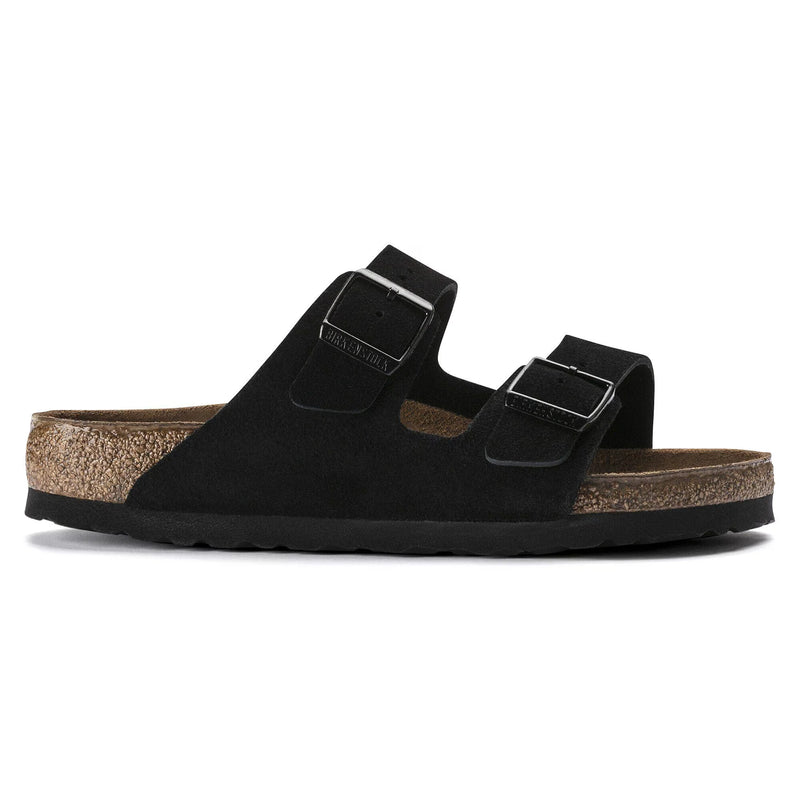 Arizona Soft Footbed Suede Black