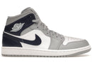 Tênis 1 Mid Wolf Grey Midnight Navy
