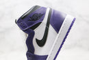1 Retro High Court Purple White
