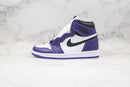 1 Retro High Court Purple White