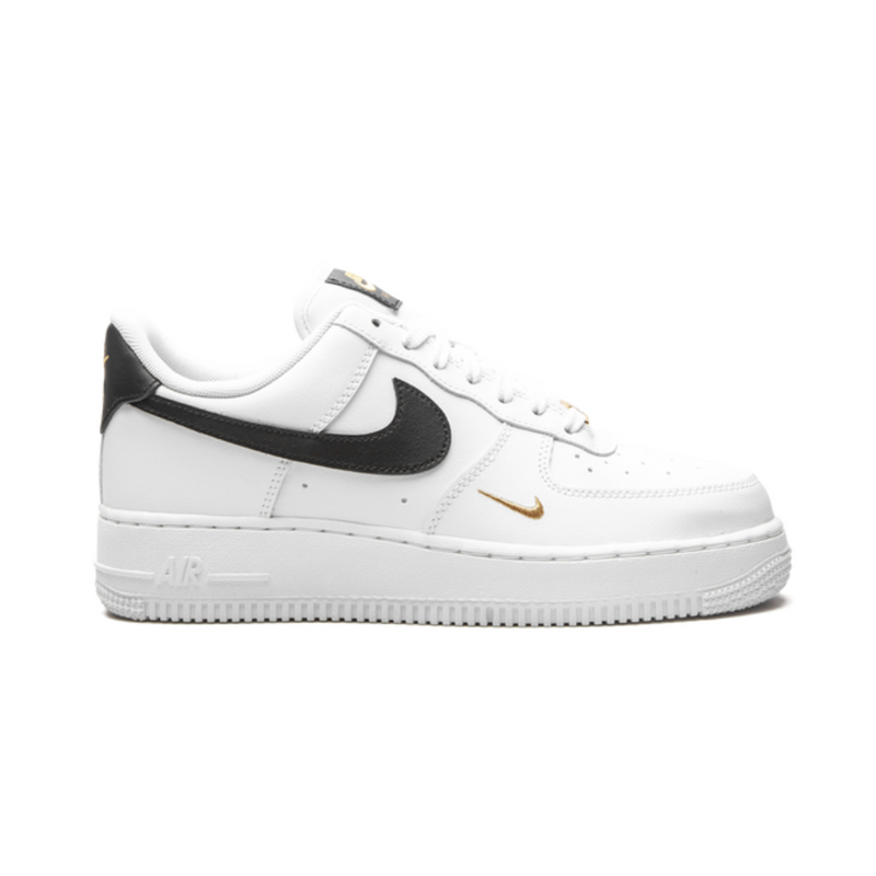 Air Force 1 Essential White Black Gold