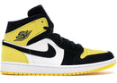 1 Mid Yellow Toe Black