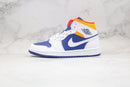 1 Mid White Laser Orange Deep Royal Blue