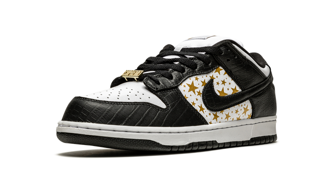 SB Dunk Low Supreme Stars Black