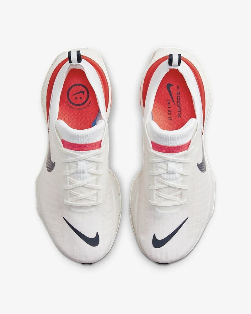 Invincible Run 3 White Bright Crimson