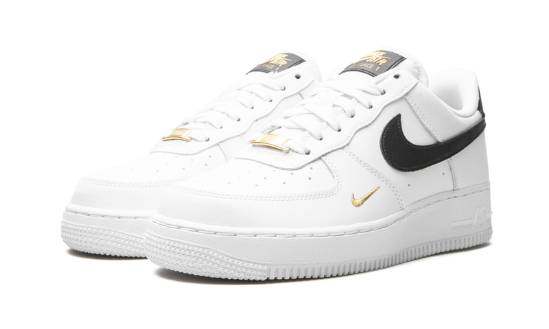 Air Force 1 Essential White Black Gold