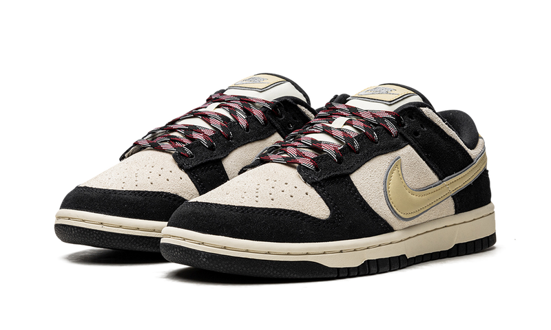 Dunk Low LX Black Suede Team Gold